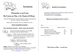 Invitation - Pole Riv`Loiret