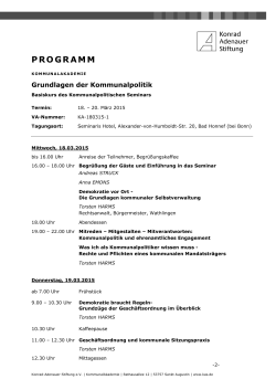 Programm (pdf, 84 KB) - Konrad-Adenauer
