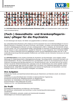 E01_2015 Dauerausschreibung Pflege - LVR