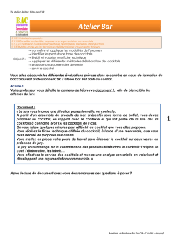 Mise en situation s/&eacute;preuve E31