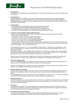 Allgemeine Geschäftsbedingungen