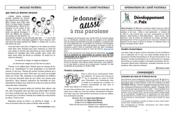 Feuillet du 12 avril 2015 - Paroisse Saint-Nicolas-de