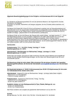 1. Allgemeine Messeinfos 2015, PDF