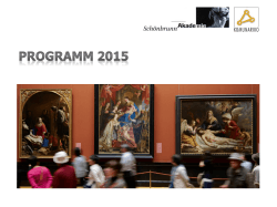 Seminarprogramm 2015 (pdf, 1,85 MB)