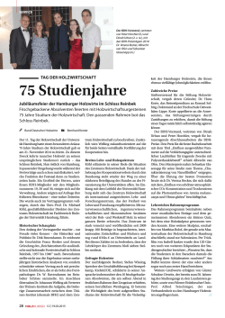 Holzkurier-Artikel - Fachbereich Biologie