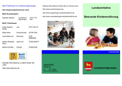 BeKi Fachfrauen - Infodienst - Landwirtschaft, Ernährung, Ländlicher