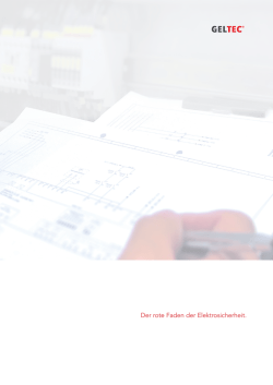 Der rote Faden der Elektrosicherheit.