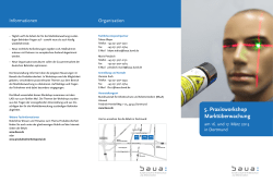 5. Praxisworkshop Markt&uuml;berwachung