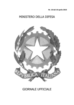 Scarica la dispensa - Ministero della Difesa