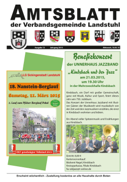 Benefizkonzert - Verbandsgemeinde Landstuhl