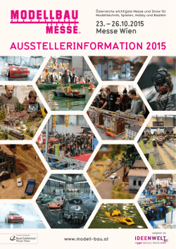 Ausstellerinformationen - Modellbau