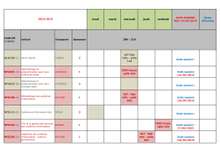 calendrier des examens 2014/2015 2° session du 1er - Ipst-Cnam