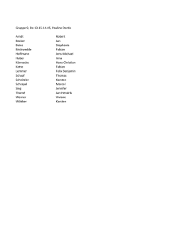 Gruppe 9, Do 13.15-14.45, Pauline Dorda Arndt Robert Becker Jan
