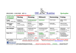 Kantine Speiseplan - die-kantine im Beh&ouml;rdenzentrum Dresden