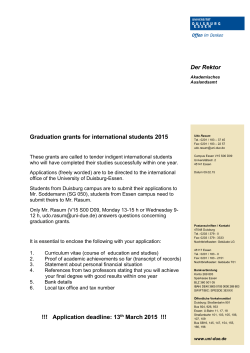 pdf document. - an der Universität Duisburg