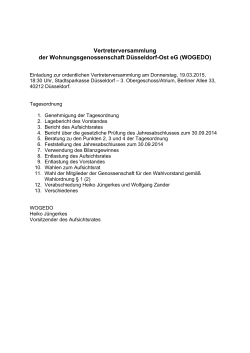 Die Tagesordnung finden Sie im PDF.