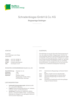 Schradenbiogas GmbH & Co. KG