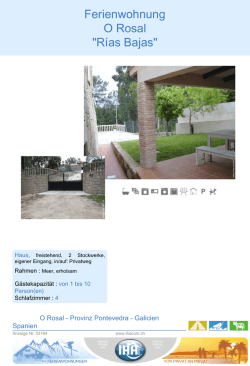 Ferienwohnung O Rosal "R&iacute;as Bajas"