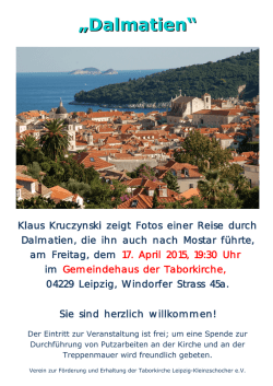„Dalmatien“ - Taborkirche
