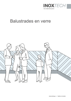 Balustrades en verre