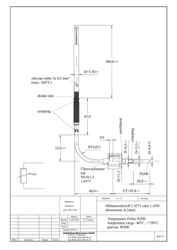 H&uuml;lsenwerkstoff 1.4571 oder 1.4301 dimensions in [mm