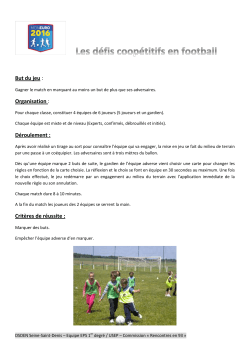 Les défis coopétitifs - DSDEN 93 - L`éducation en Seine-Saint