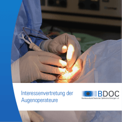 Interessenvertretung der Augenoperateure