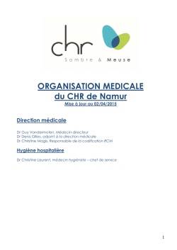 Organisation médicale (PDF)