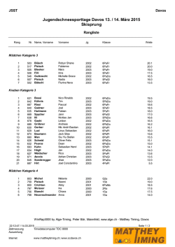14.03.2015 - Matthey Timing
