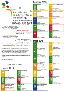 Halbjahresprogramm