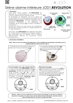 Notice sirene interieure JOD1REVOLUTION _1_ _1