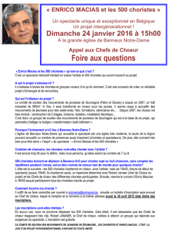ENRICO MACIAS et les 500 choristes