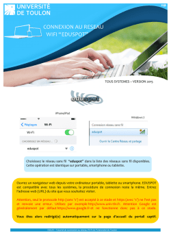EduSpot - Biblioth&egrave;que de l`Universit&eacute; de Toulon et du Var