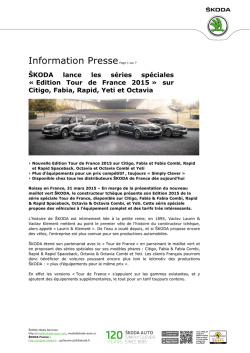 Edition Tour de France 2015