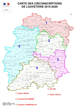 carte des circonscriptions des louvetiers 91