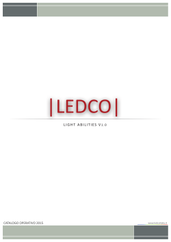 LEDCO Italia Catalogo 2015
