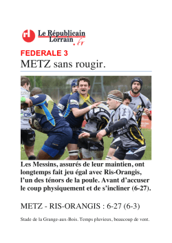 presse-lundi 30 mars 15(bis) - Comité Territorial de Lorraine de Rugby
