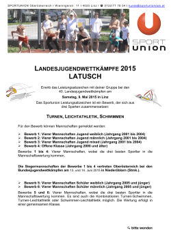 LATUSCH - Sportunion Oberösterreich