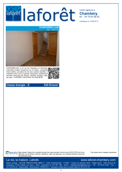 Location - Agence Laforet immobilier Chambéry
