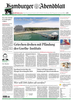 Leseprobe zum Titel: Hamburger Abendblatt (12.03