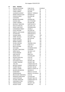 liste engagee numerote slalom cigalois 2015