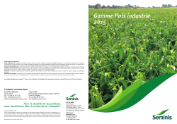 Seminis Fiche tech Pois FY15.indd