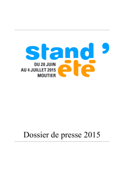 Dossier presse SE 2015 1.2