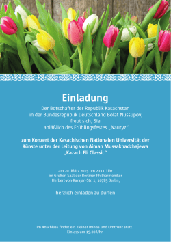 Einladung - Botschaft