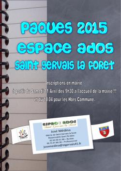 ici - Commune de Saint Gervais la For&ecirc;t