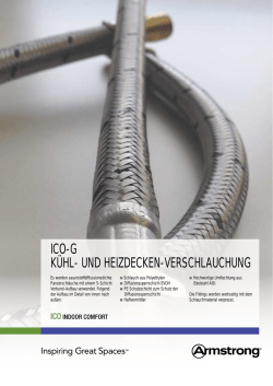 ICO-G K&Uuml;HL- UND HEIZDECKEN-VERSCHLAUCHUNG