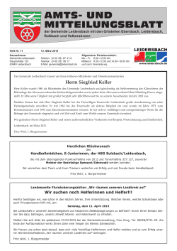 AMTS- UND MITTEILUNGSBLATT