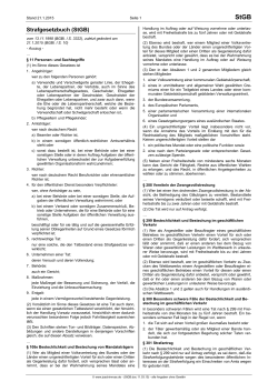 Strafgesetzbuch (StGB) - Kommunale Finanzwirtschaft Niedersachsen