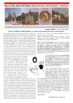 numero 7/2015 - dal 29 marzo al 12 aprile LA