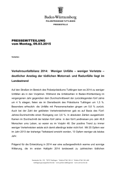 Pressemitteilung - Polizei Baden